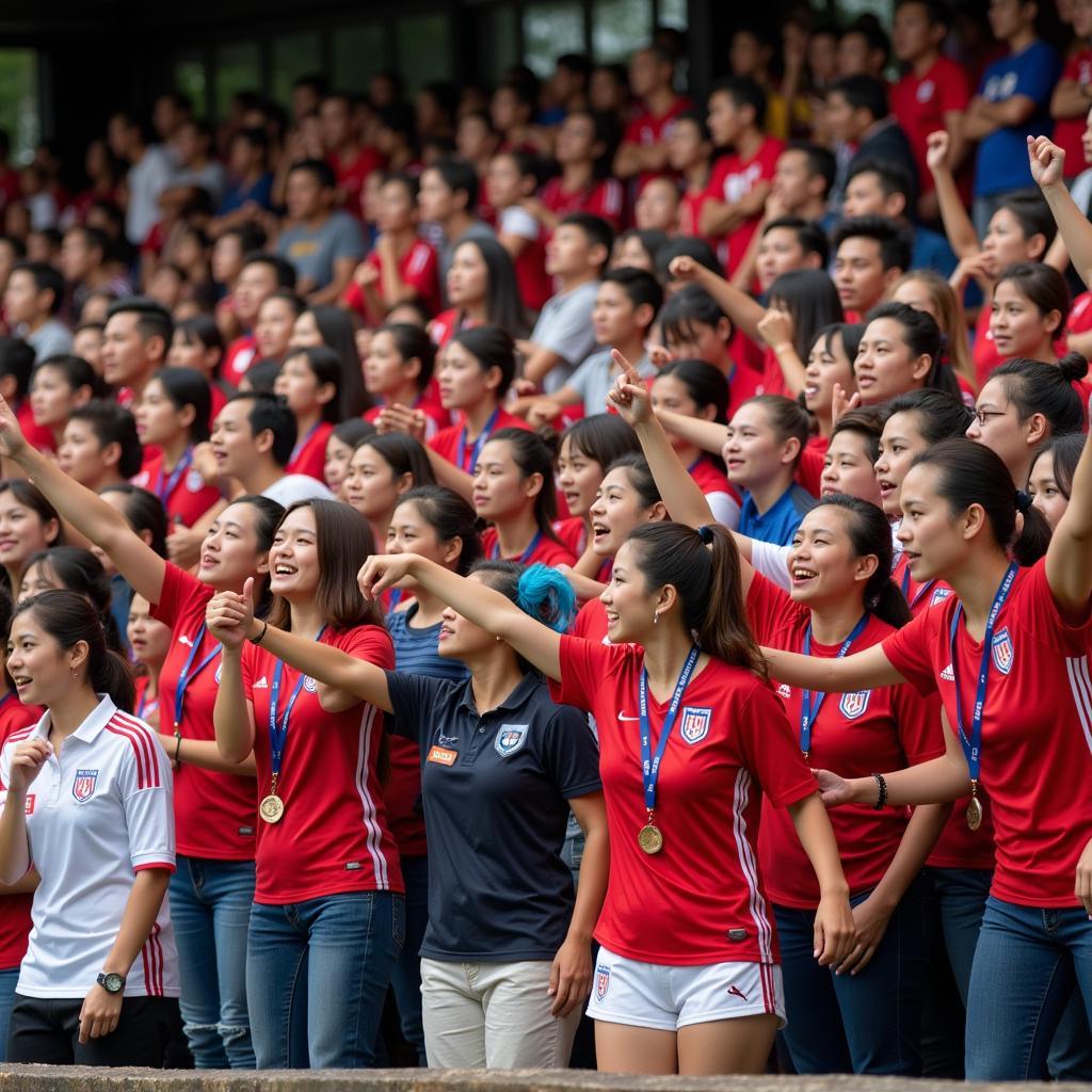 Ha Nam Female Football Fans