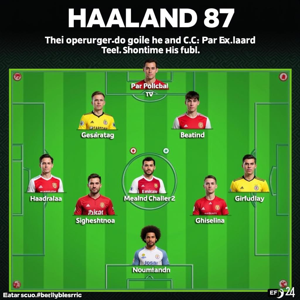 Haaland 87 Squad Builder EA FC 24