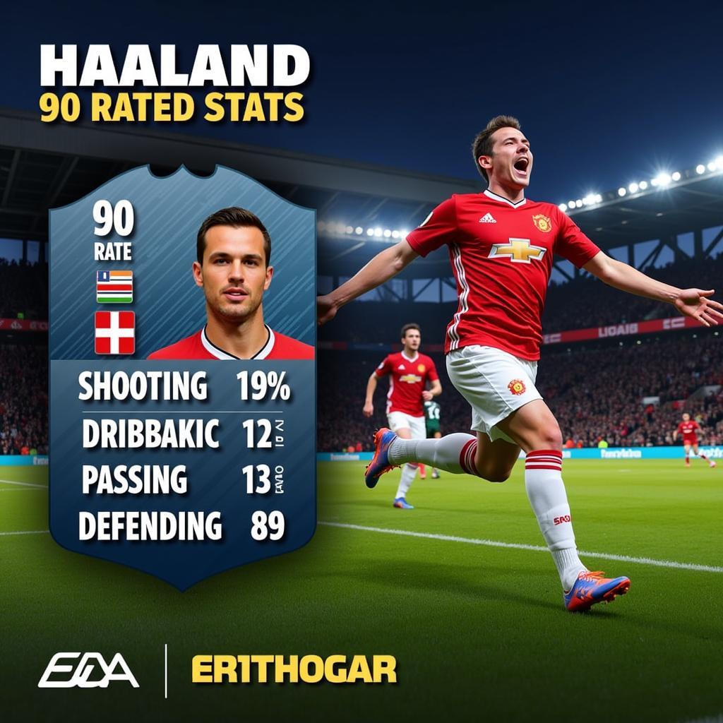 Haaland 90 SBC Card Stats