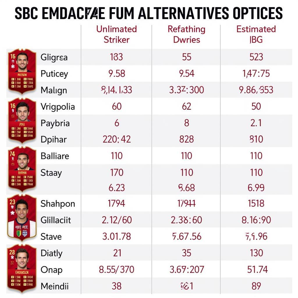 Haaland 99 SBC Alternatives