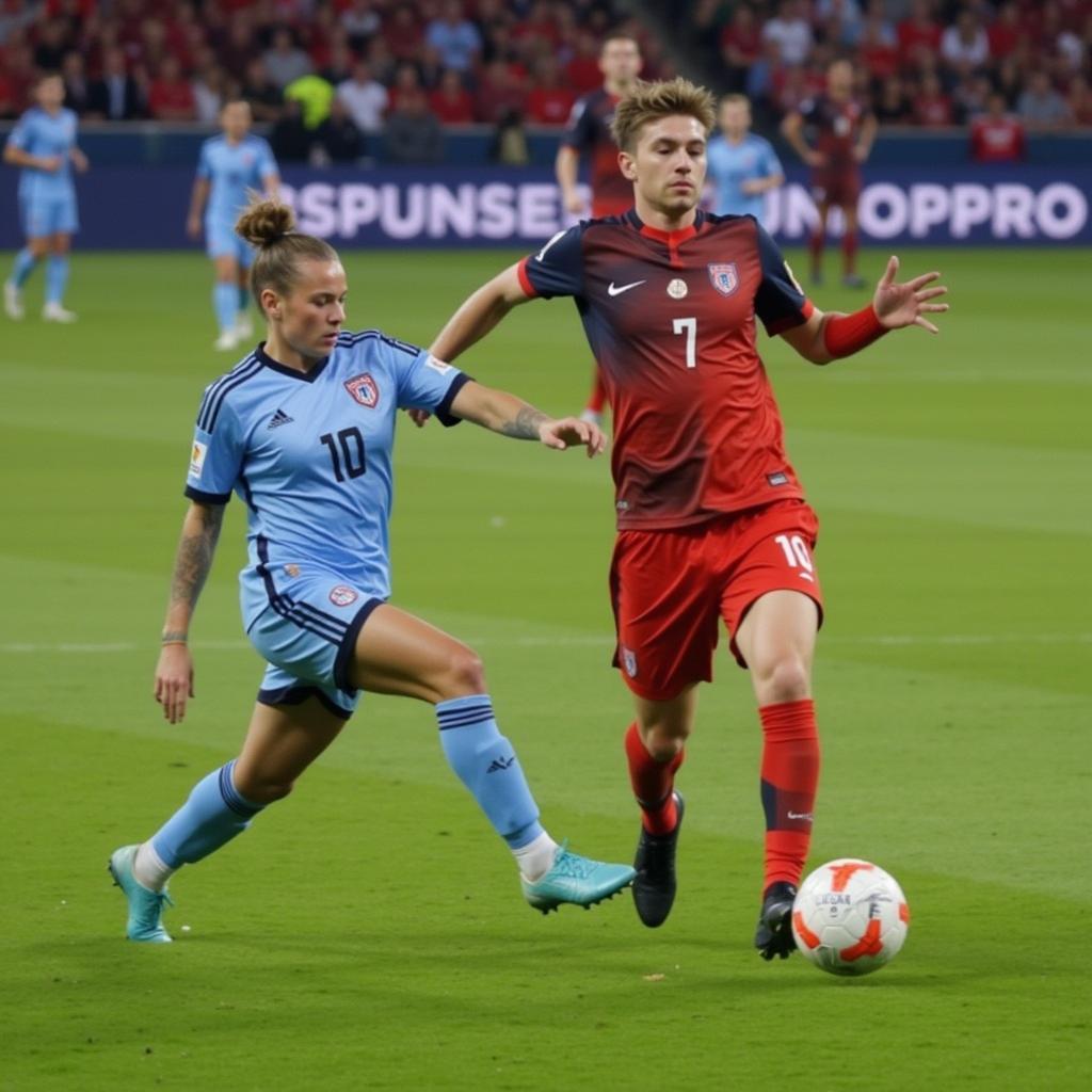 Haaland assists a teammate for a goal