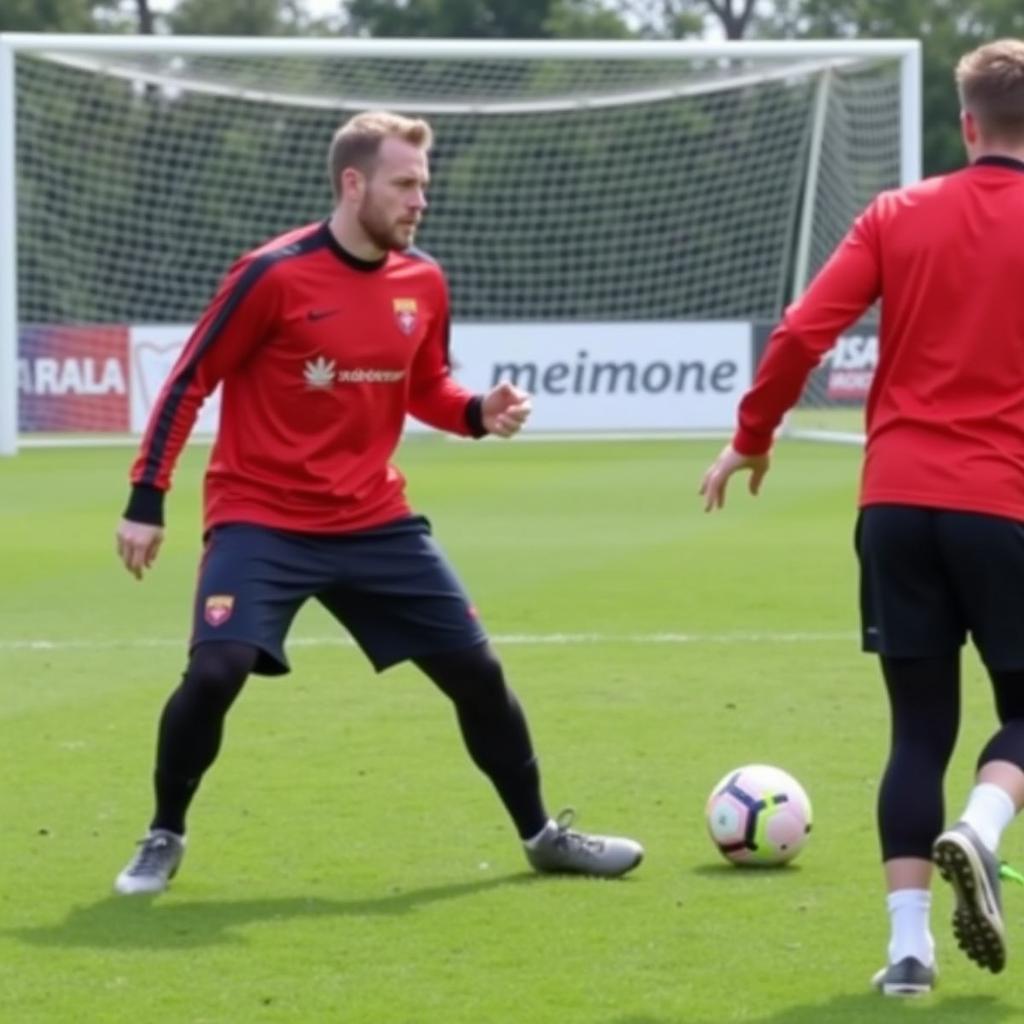 Haaland and Bellingham Training Together