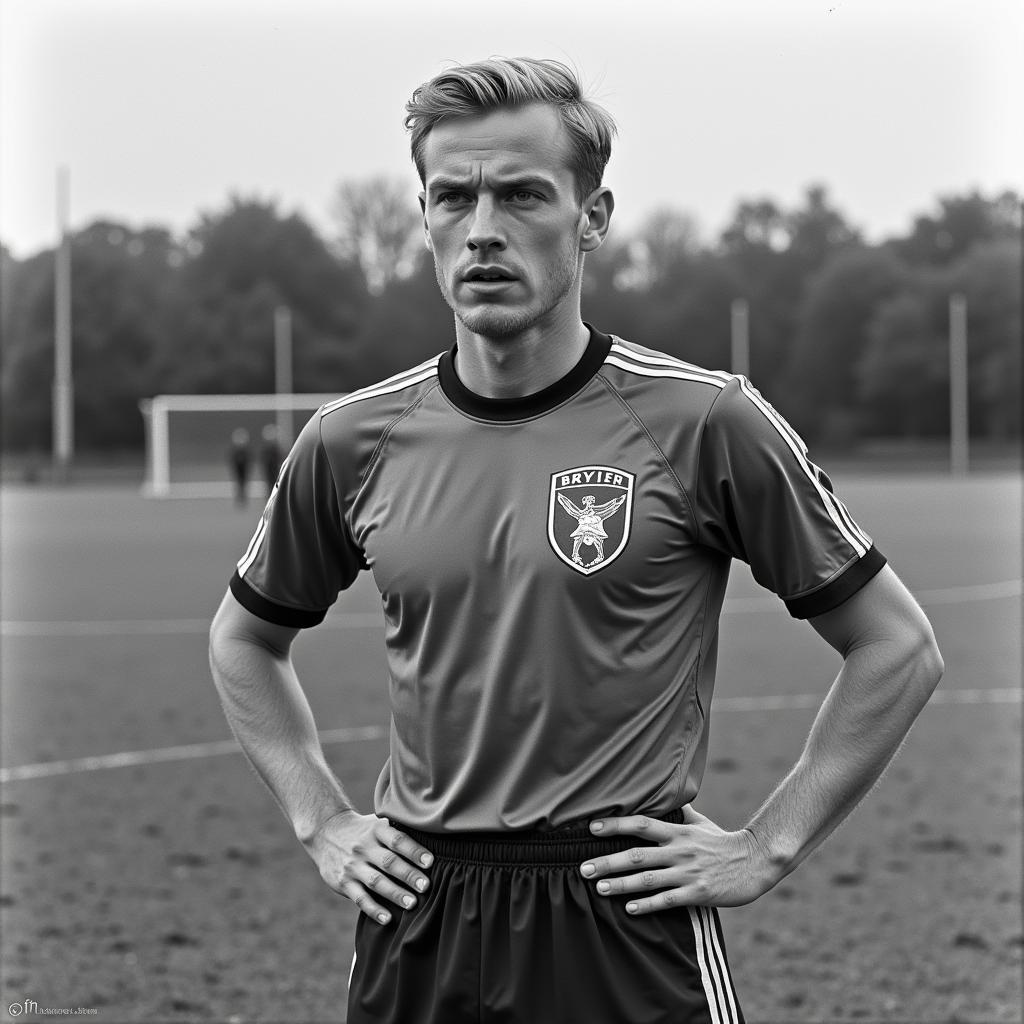 Erling Haaland playing for Bryne FK in his early career