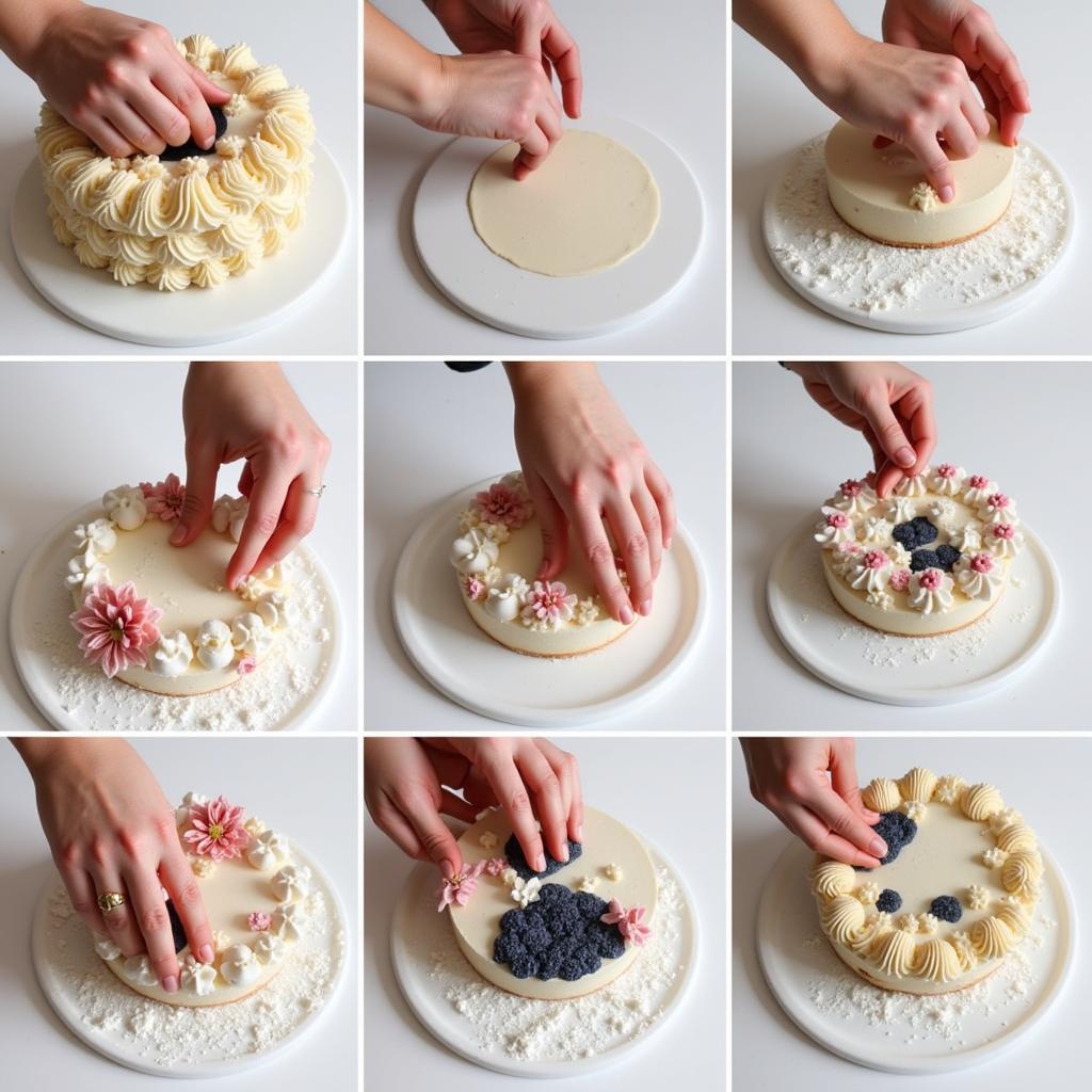 Step-by-step tutorial for making an Erling Haaland cake