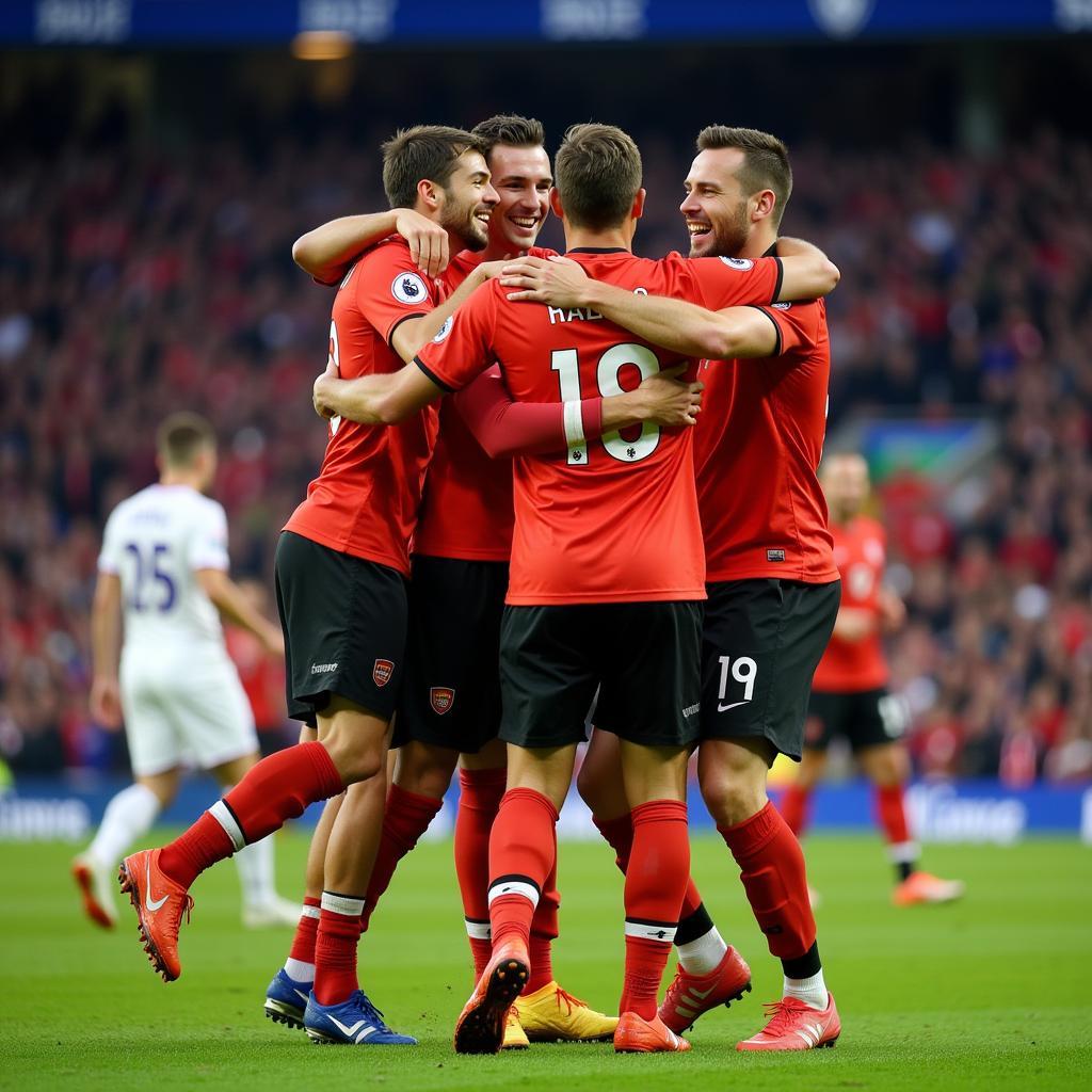 Haaland Celebrates a Goal