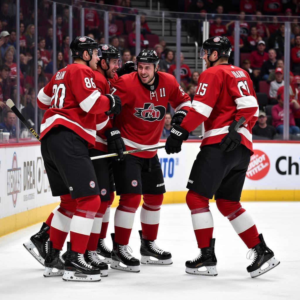 Haaland celebrates a goal