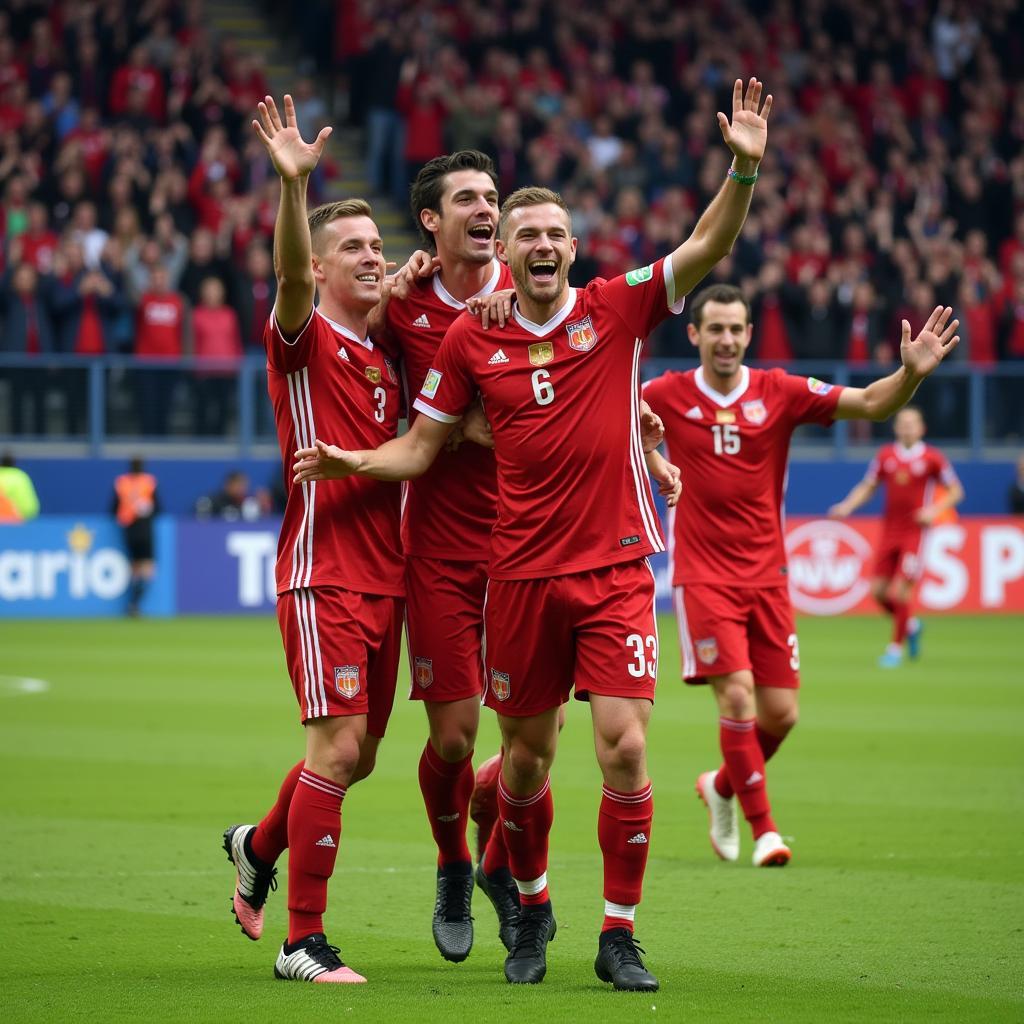 Haaland Celebrating a Goal - Match Highlight