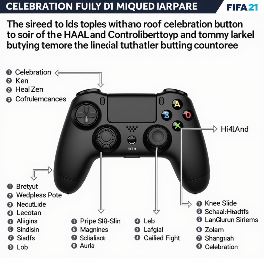 FIFA 21 controller layout for Haaland's celebrations