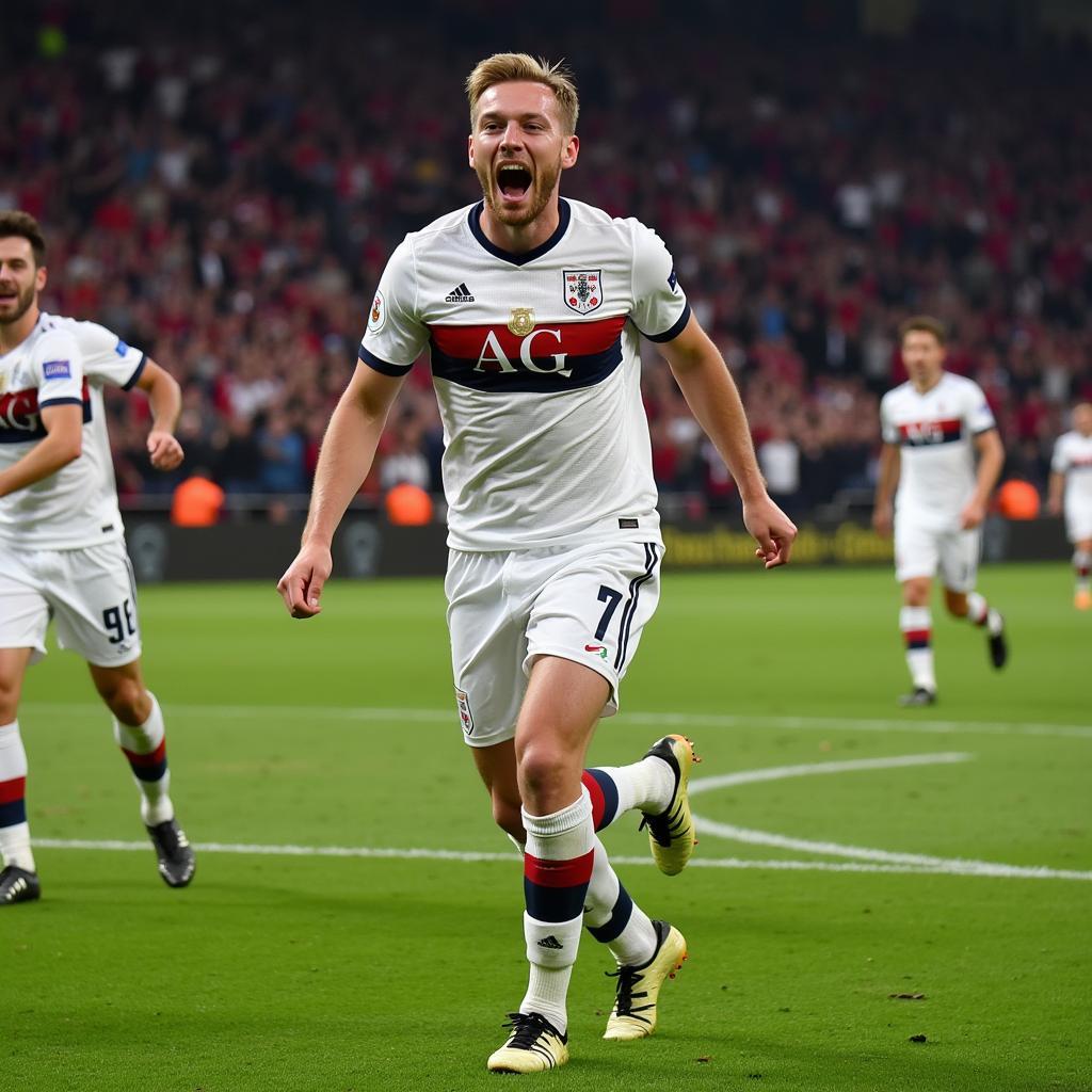 Haaland scores a crucial goal against Copenhagen in the Champions League