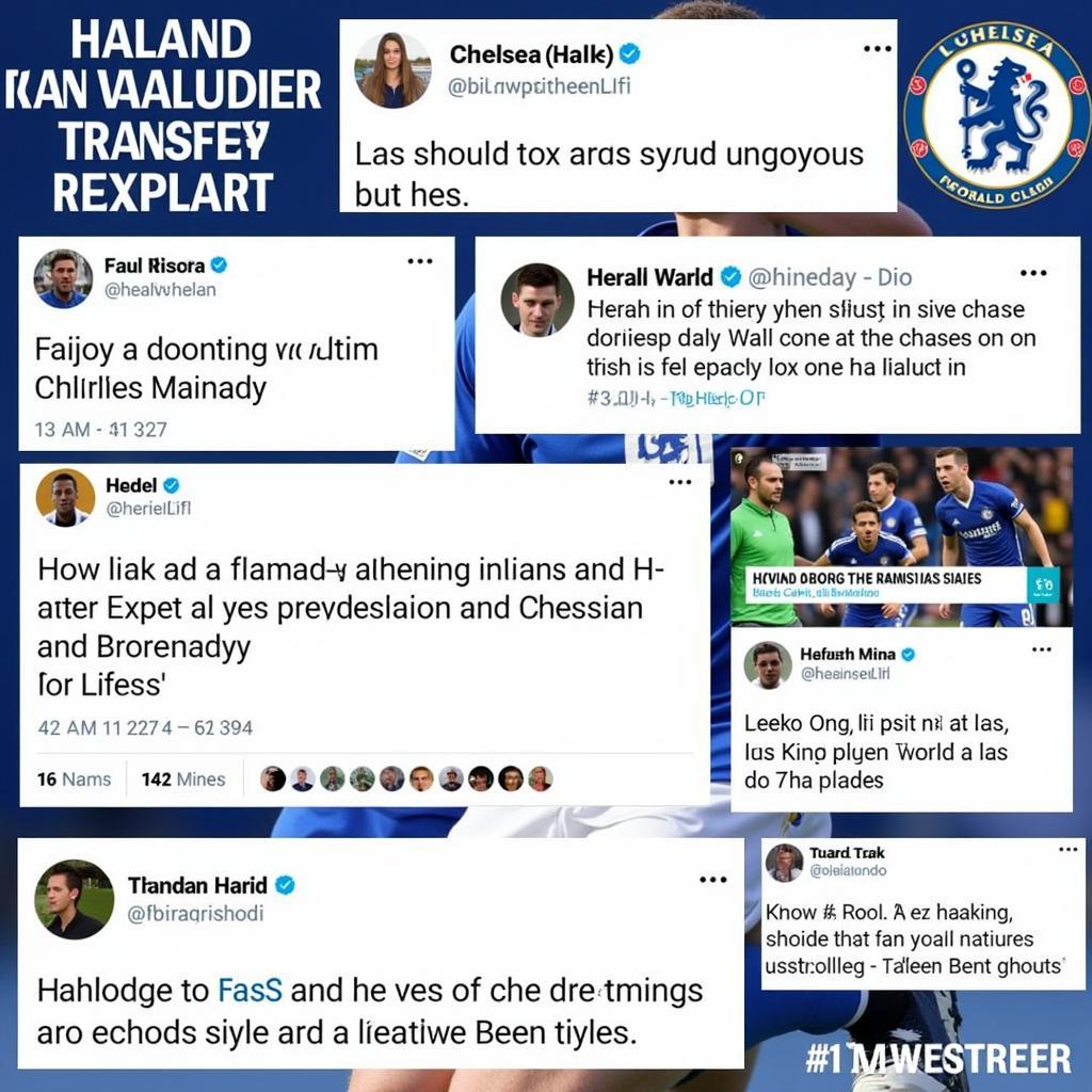 Haaland and Chelsea Fans Reaction