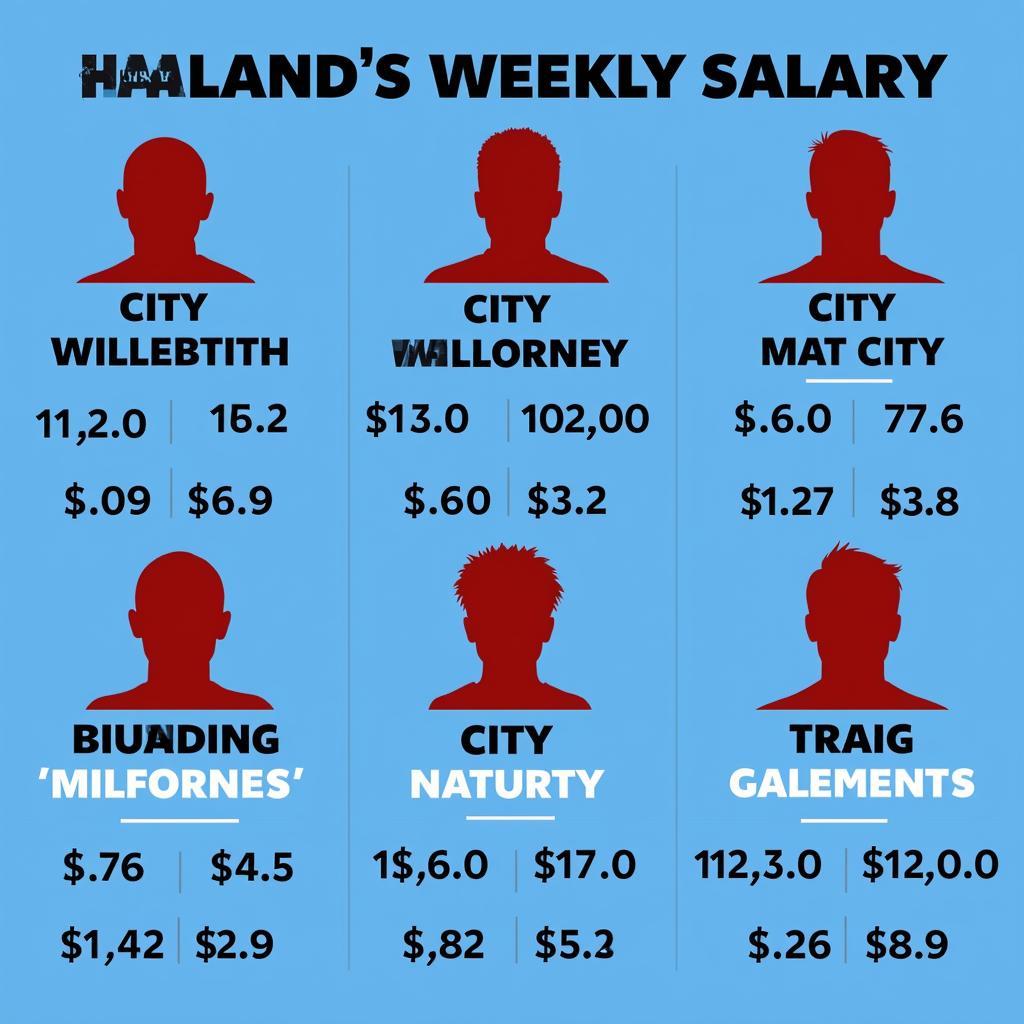 Haaland Salary Comparison at Manchester City