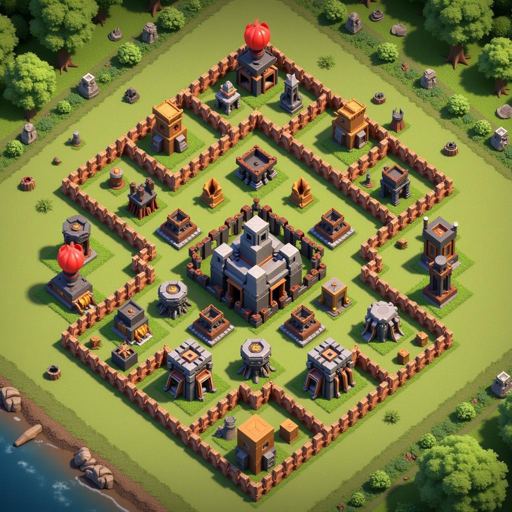 Erling Haaland's Hypothetical Clash of Clans Base