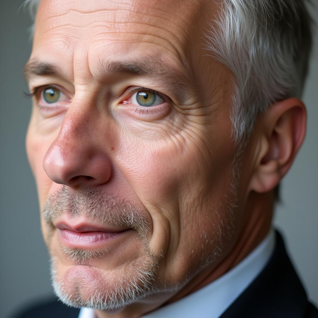 Close-up portrait of Erling Haaland