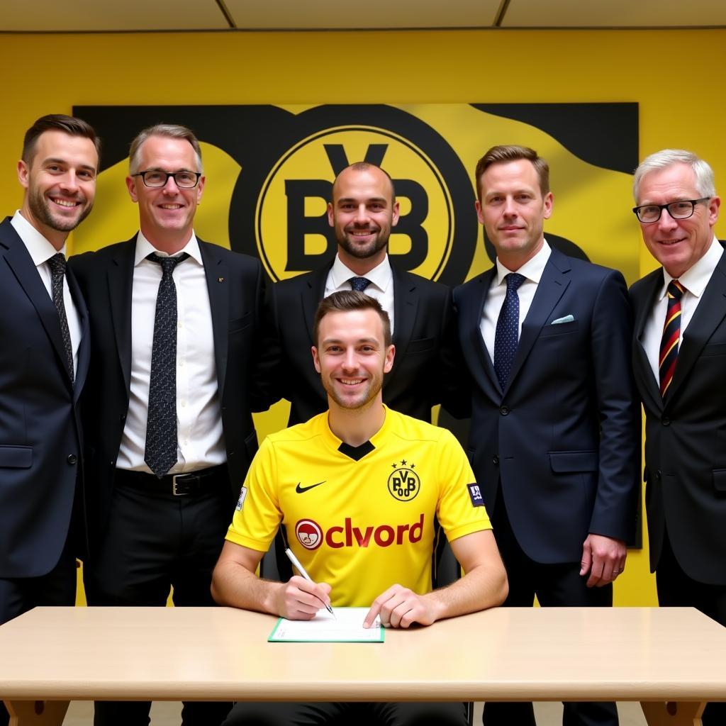 Erling Haaland Signing with Borussia Dortmund