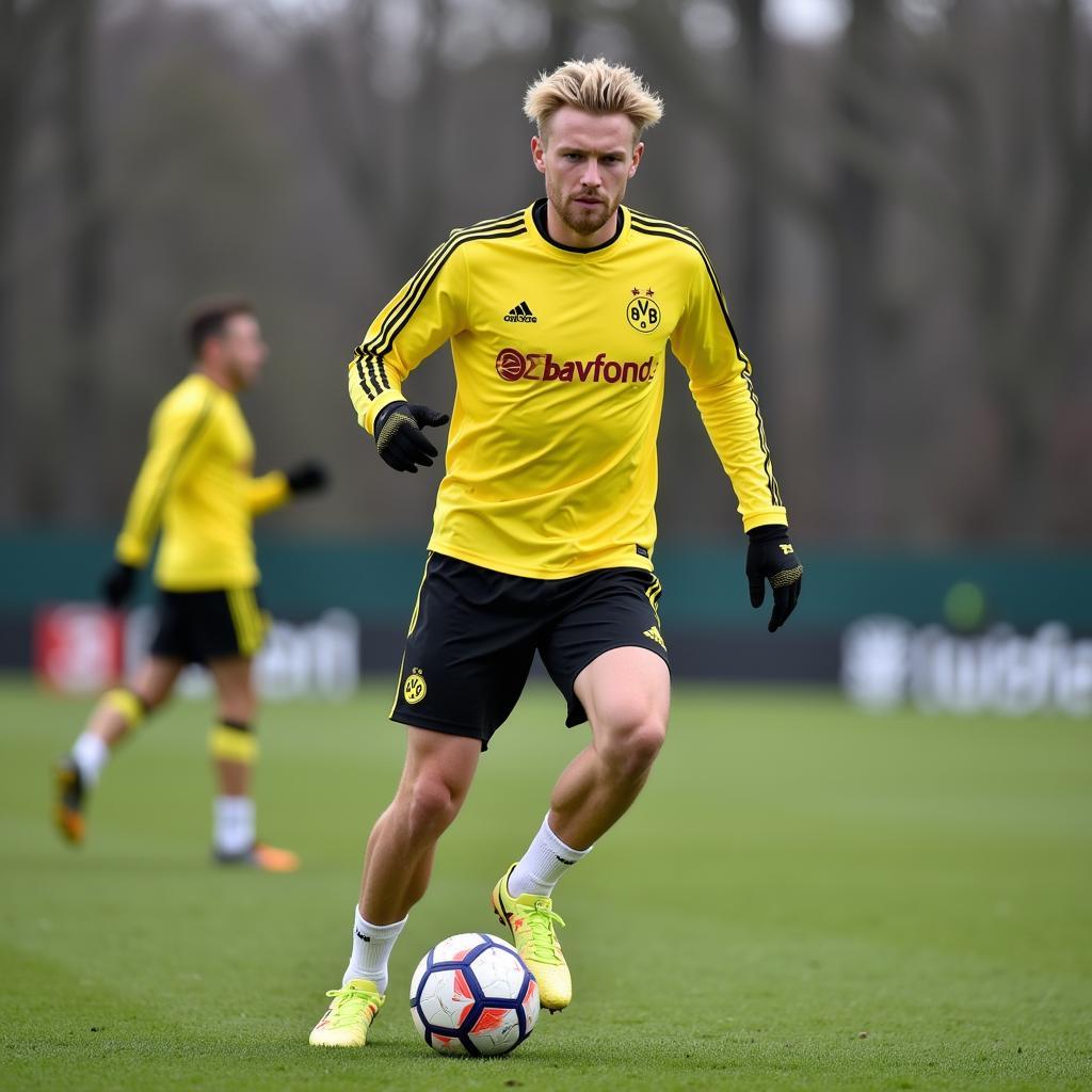 Erling Haaland Training with Borussia Dortmund