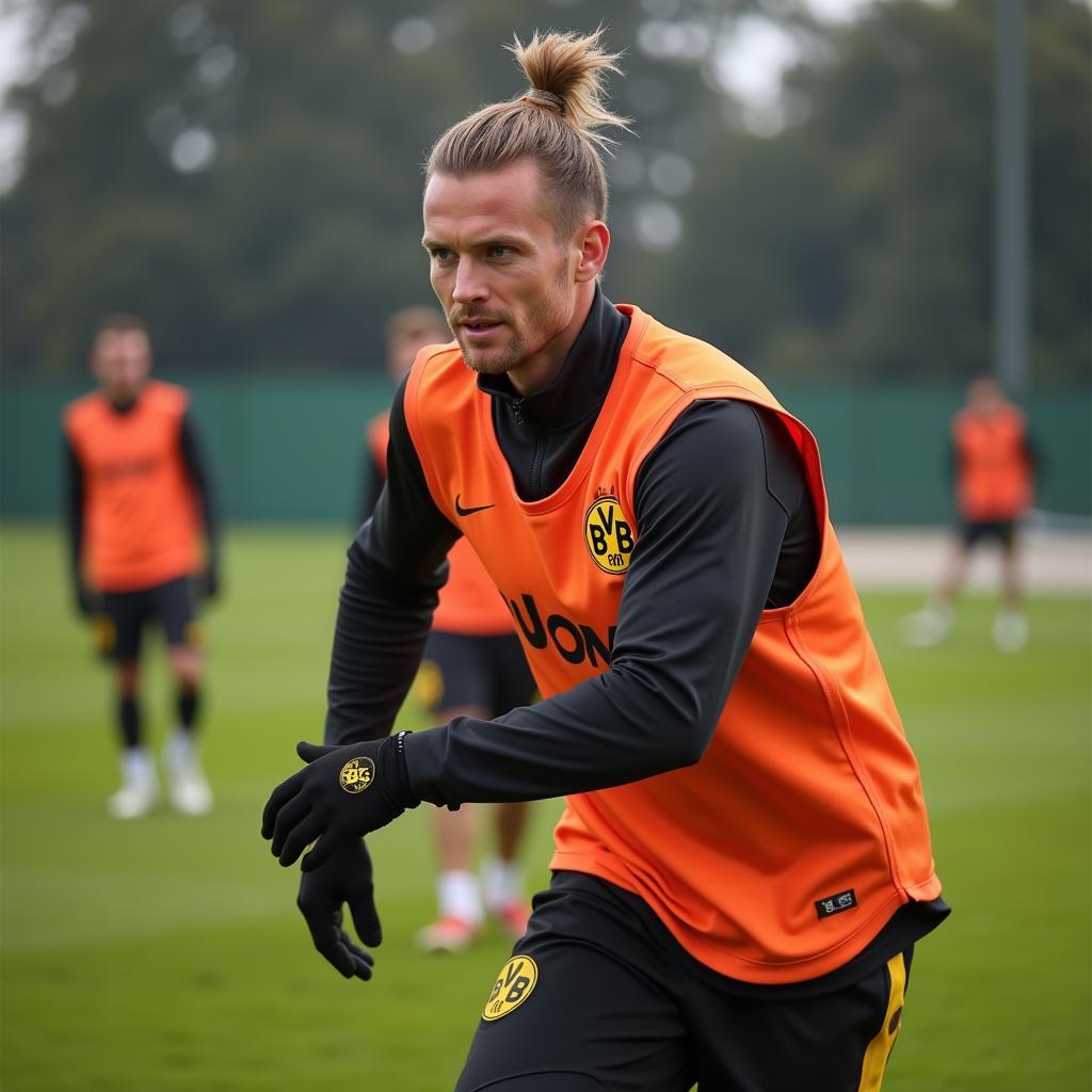 Haaland Training with Dortmund