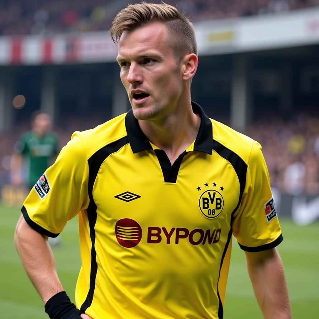 Erling Haaland Dortmund Undercut Hairstyle