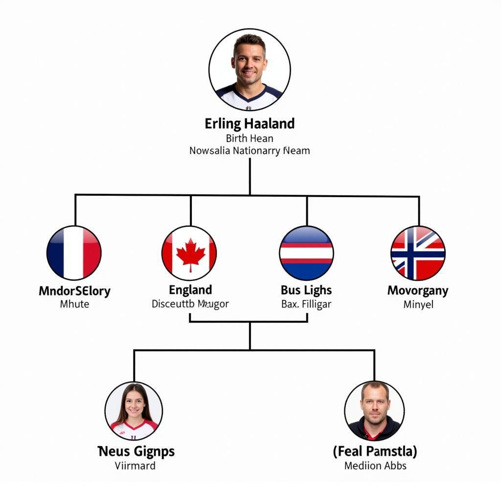 Haaland's Ancestry and England Eligibility Diagram