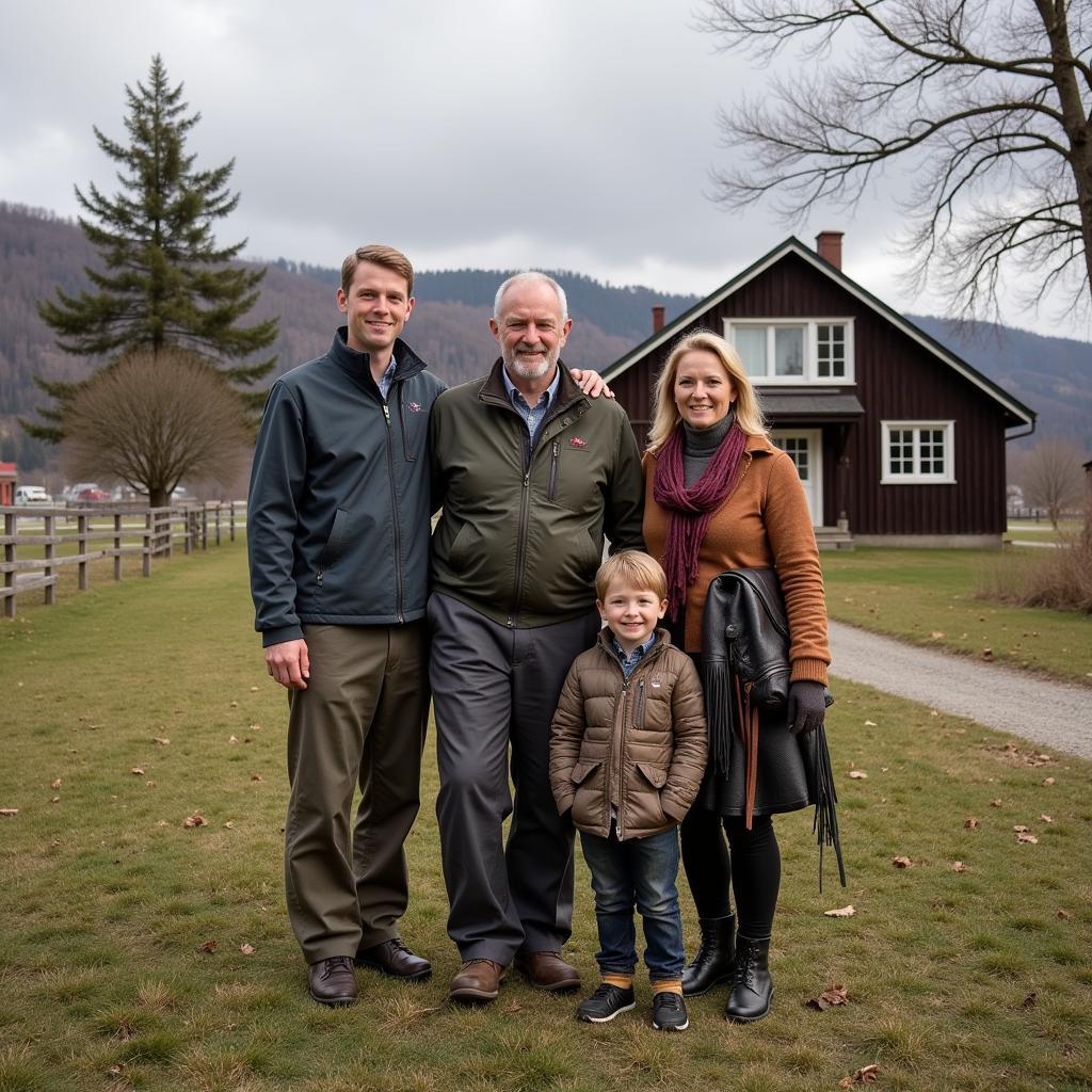 Haaland Family in Norway