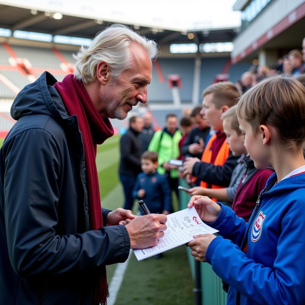 Haaland Interacting with Fans