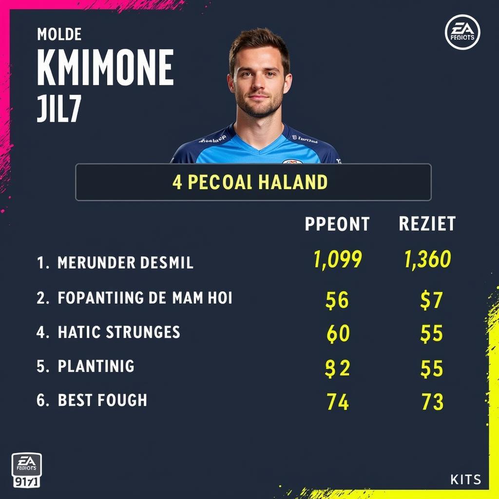 Haaland in Molde FK Kit in FIFA 19