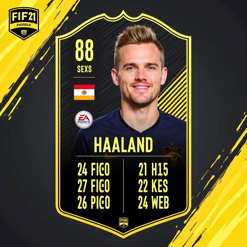 Haaland FIFA 21 Ultimate Team Card