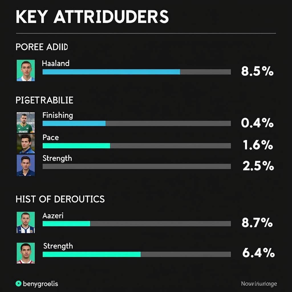 Haaland FM18 Key Attributes Screenshot