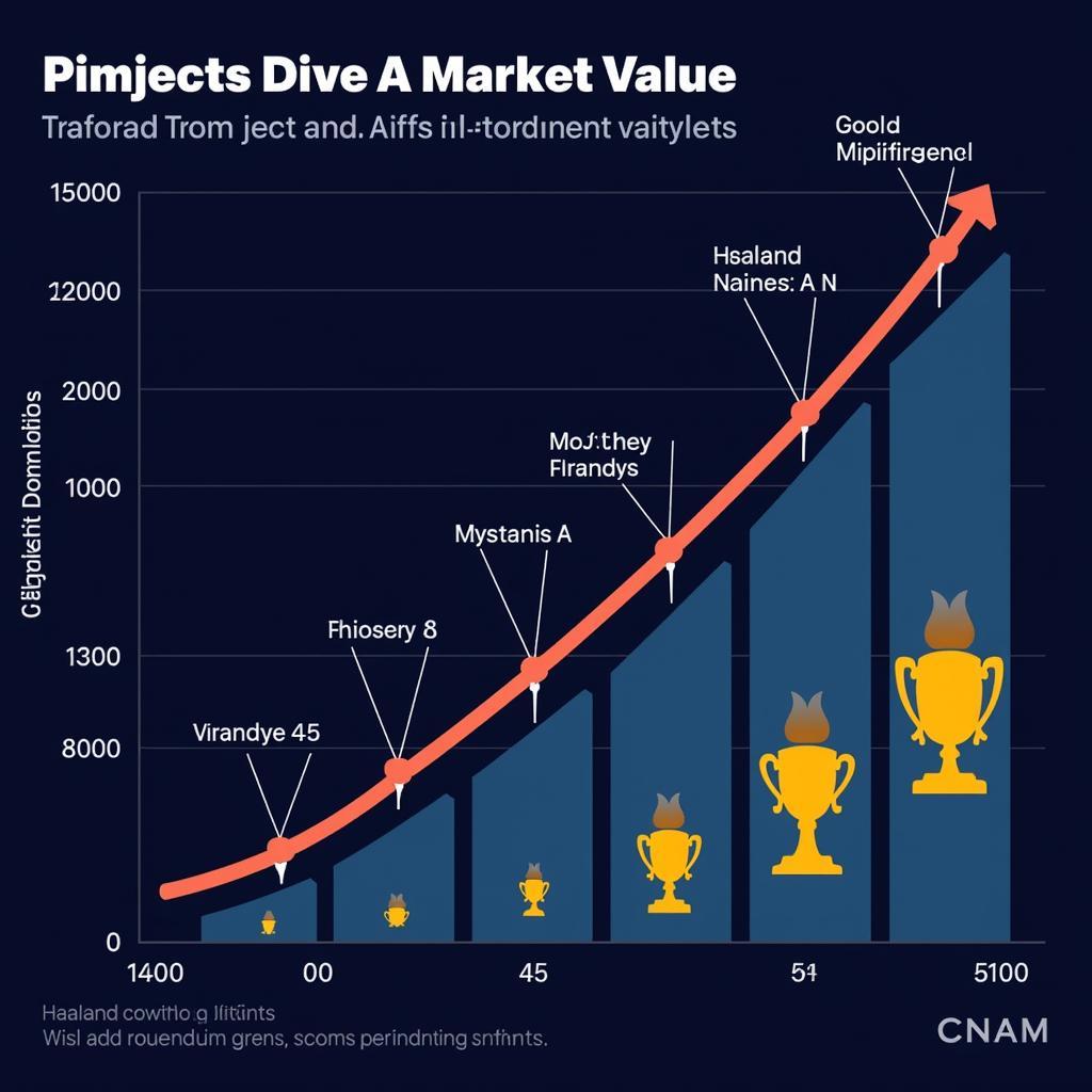 Haaland's Future Market Value Projection