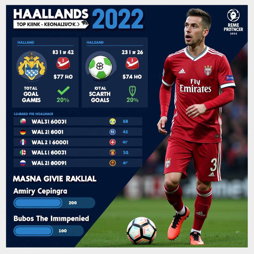 Haaland's 2022 Goal Statistics