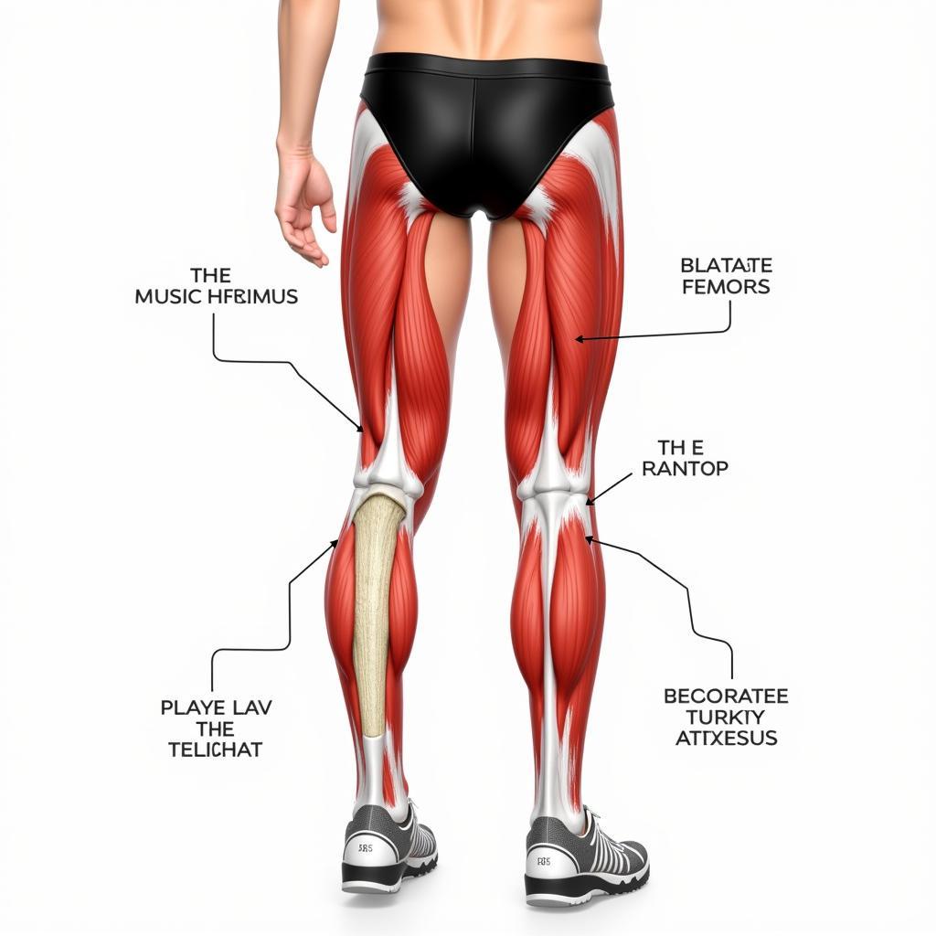 Haaland Hamstring Injury - A detailed image illustrating the typical location and nature of a hamstring strain, highlighting the affected muscle groups and potential impact on athletic performance.