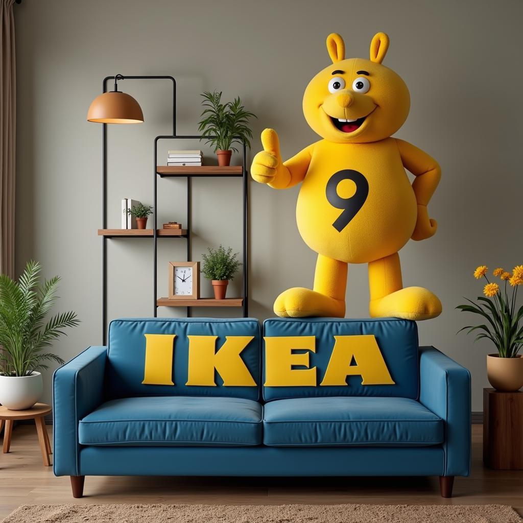 Haaland in an Ikea Commercial