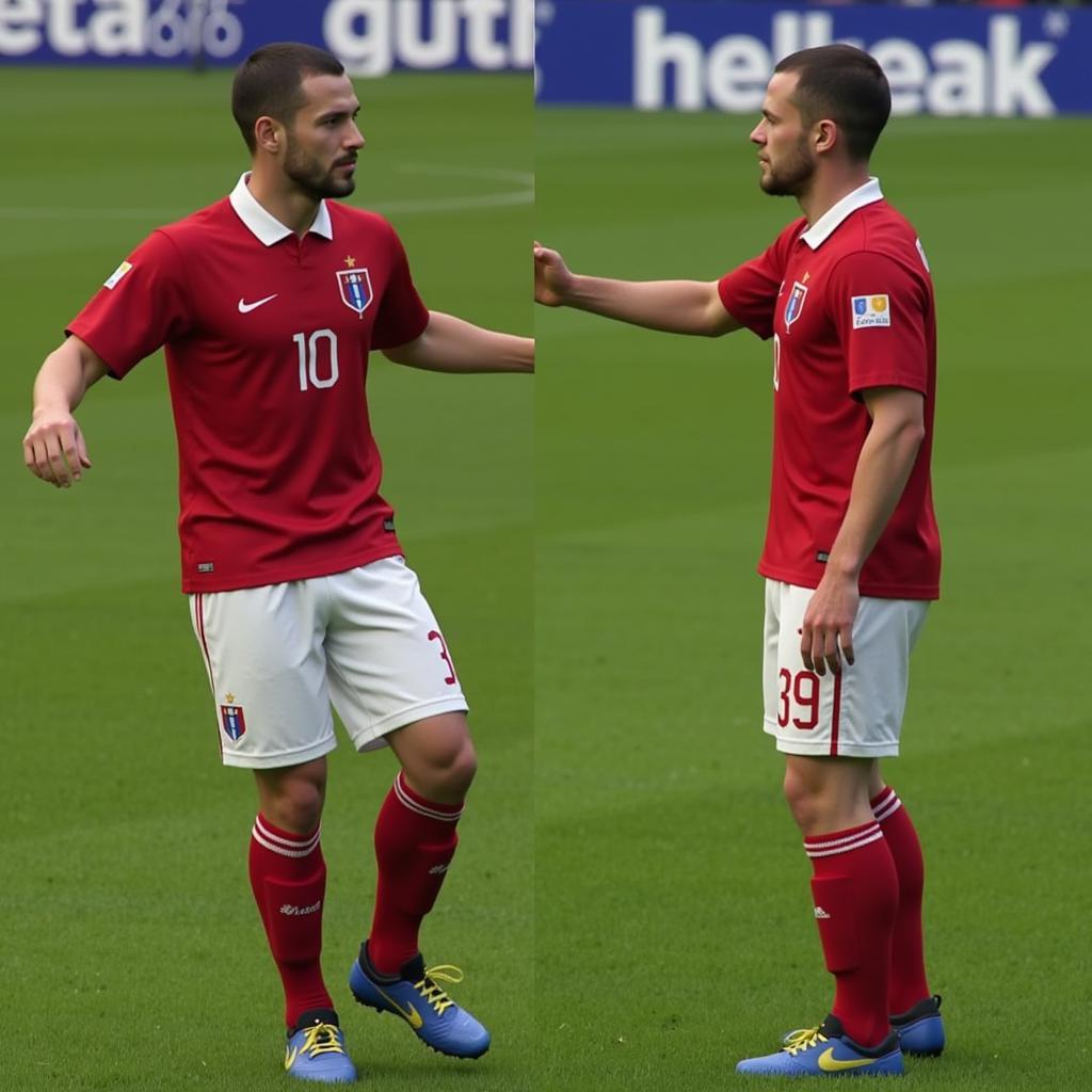 Erling Haaland's In-Game Character in EAFC24