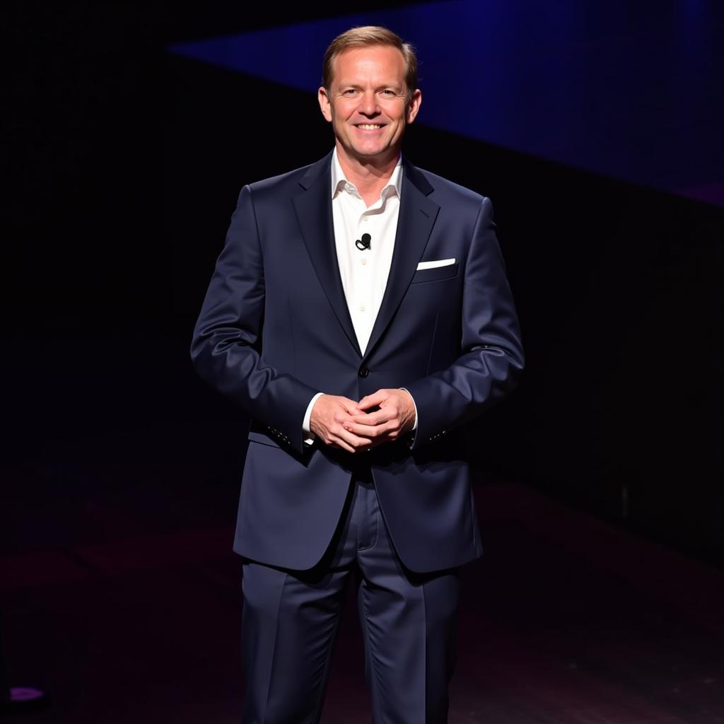 Erling Haaland attends an awards ceremony in a navy suit