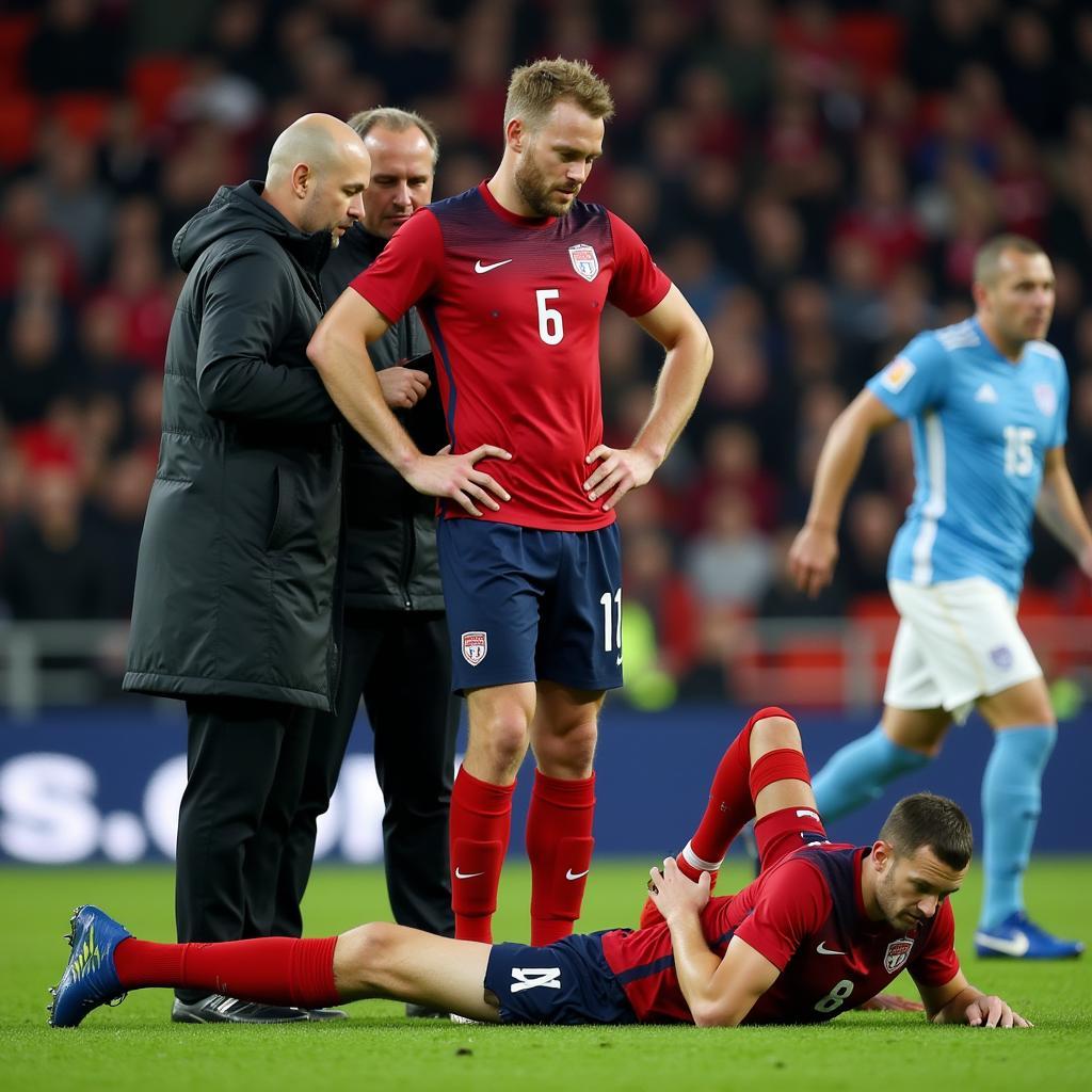 Haaland Groin Injury Norway 2023