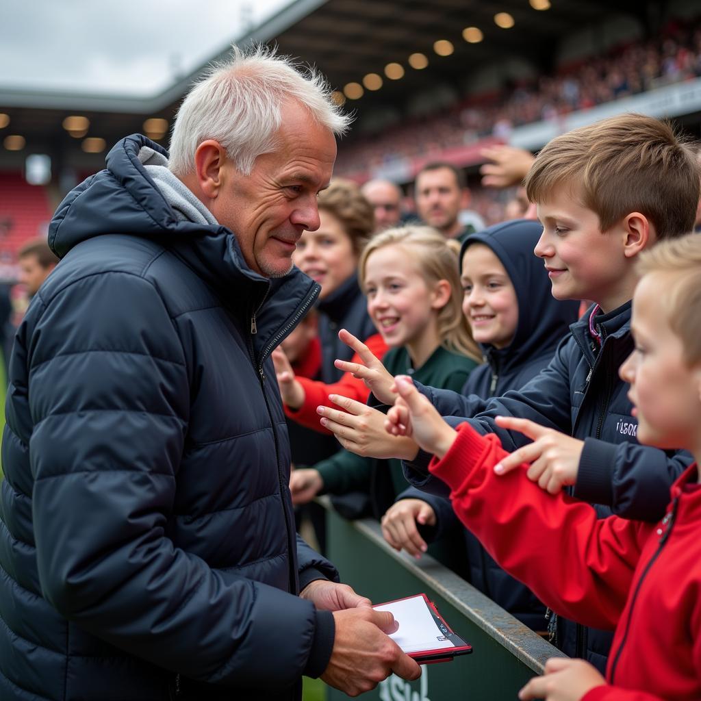 Haaland Inspiring Young Fans