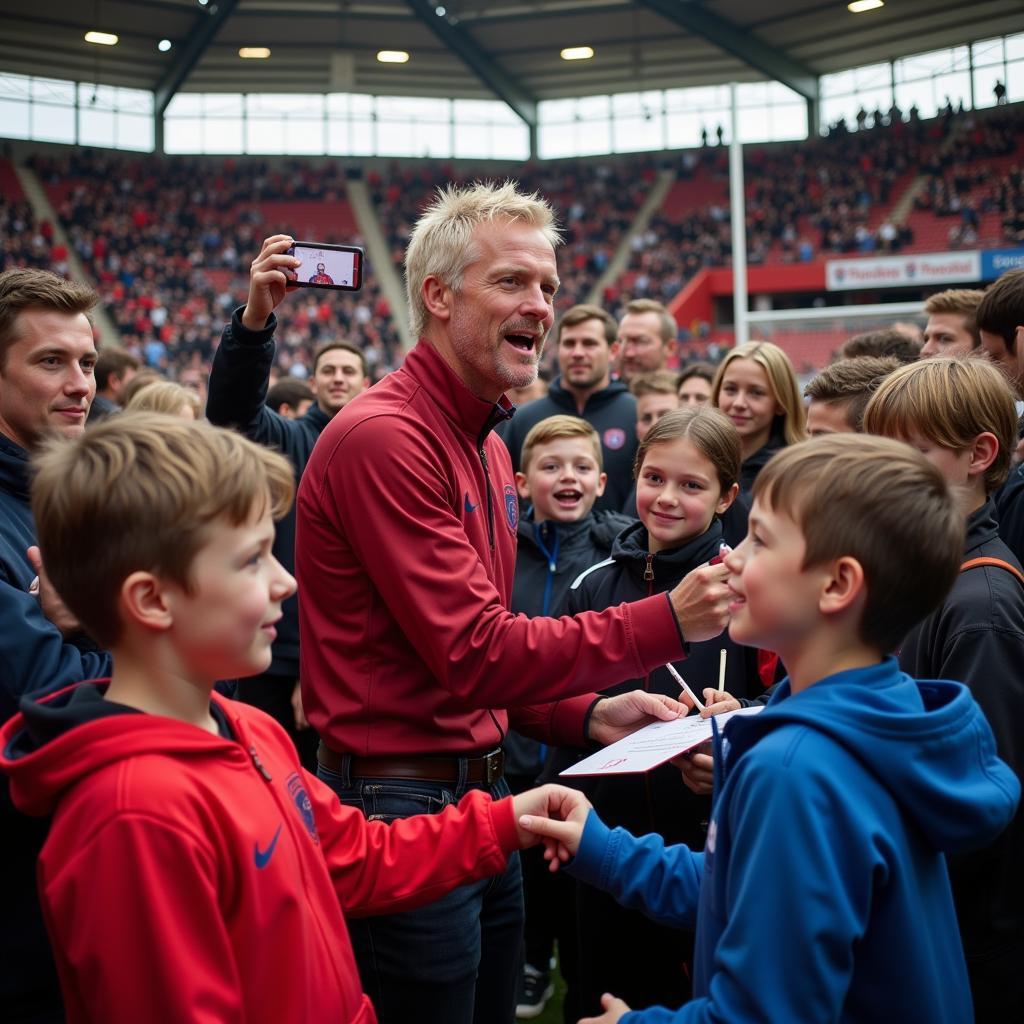 Erling Haaland Inspiring Young Footballers