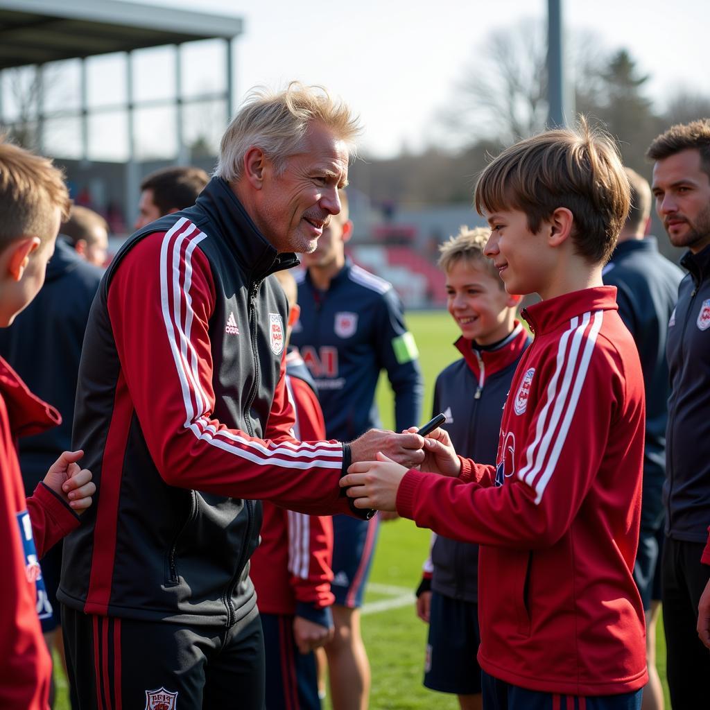 Erling Haaland Inspiring Young Footballers