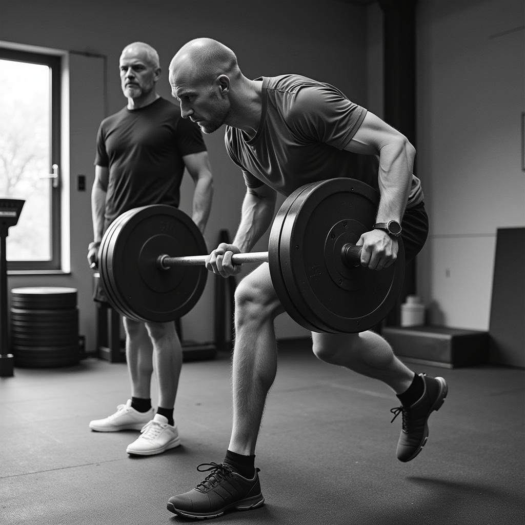 Erling Haaland in intense training