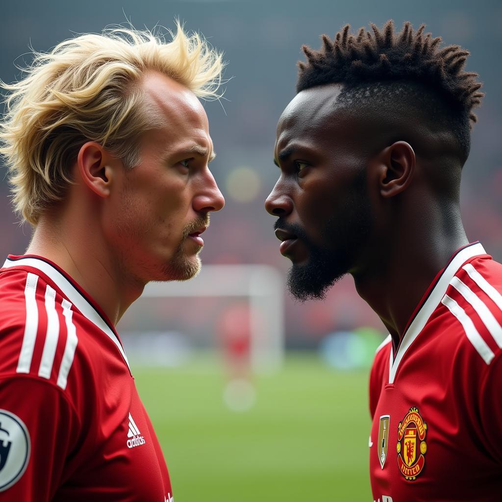 Haaland and Lukaku Face-off