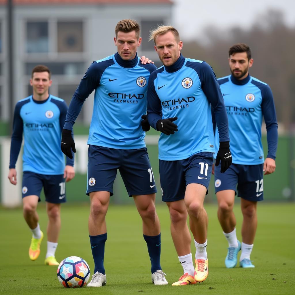 Erling Haaland Training with Manchester City