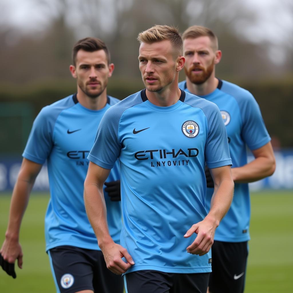 Erling Haaland Training with Manchester City