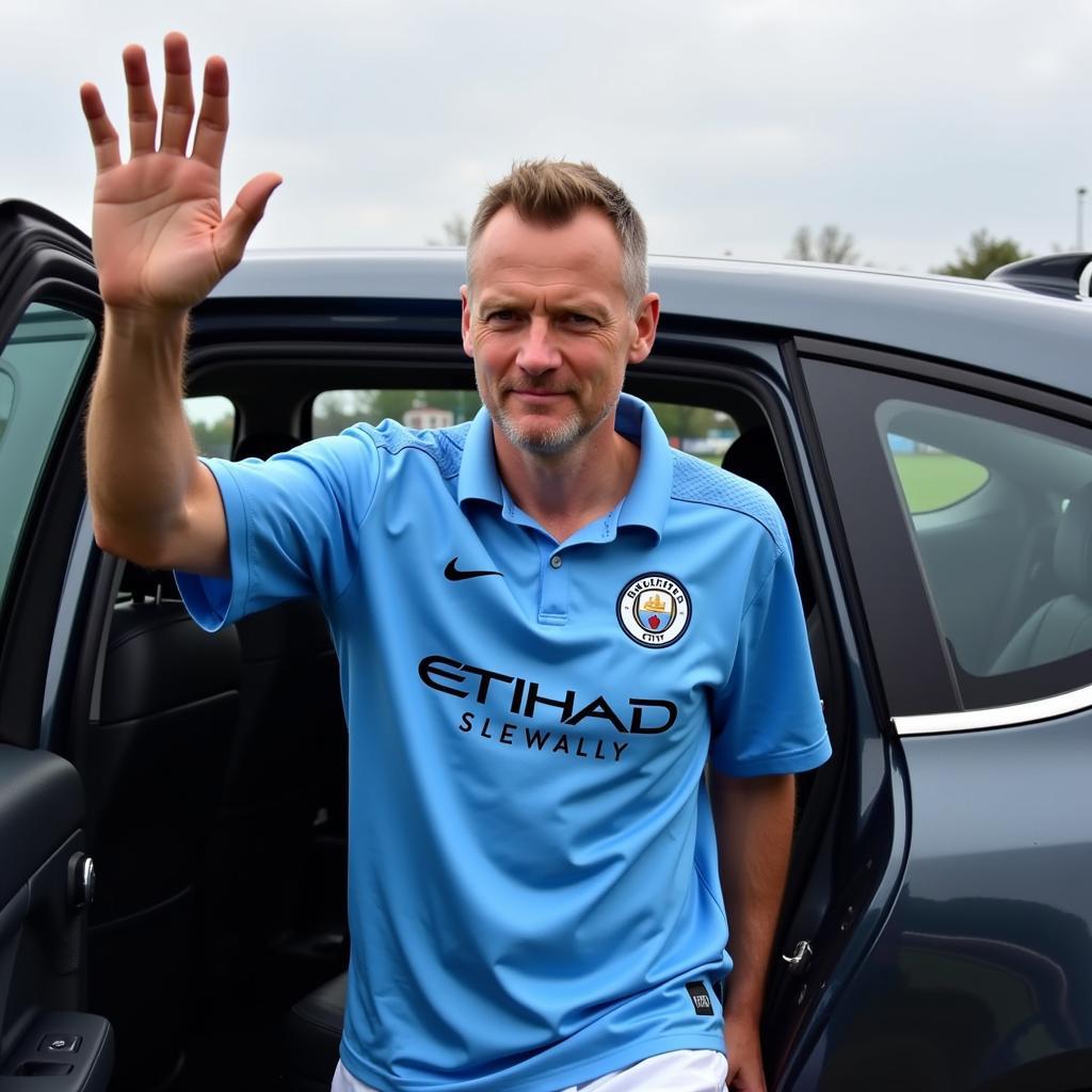 Erling Haaland Arriving at Manchester City