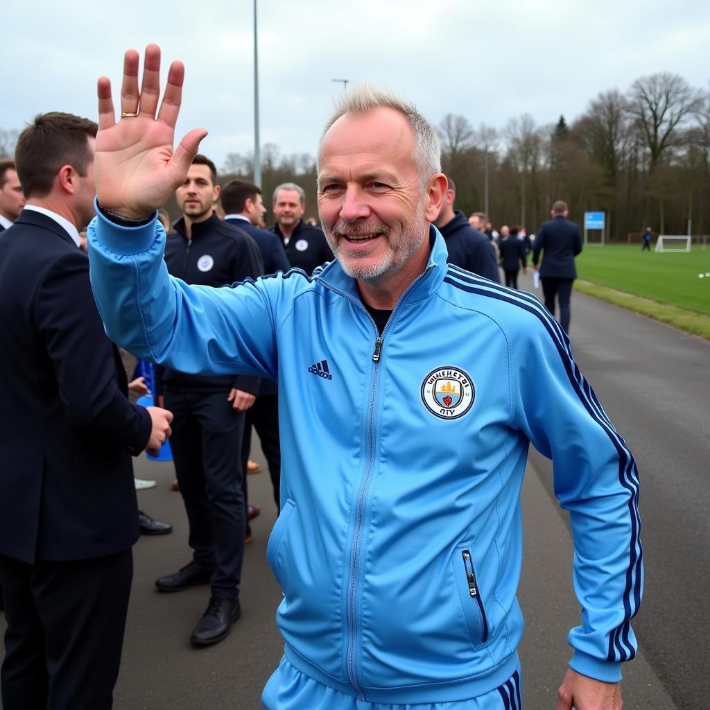 Haaland Arriving at Manchester City