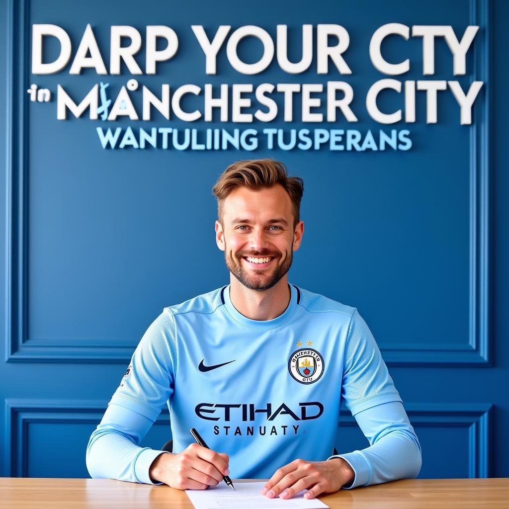 Erling Haaland Manchester City Contract Signing