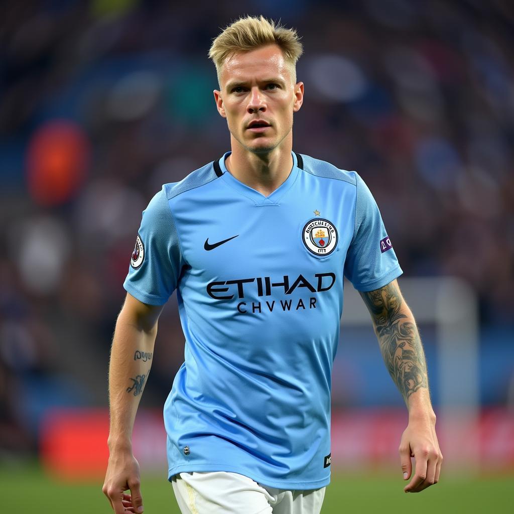 Erling Haaland Makes his Manchester City Debut