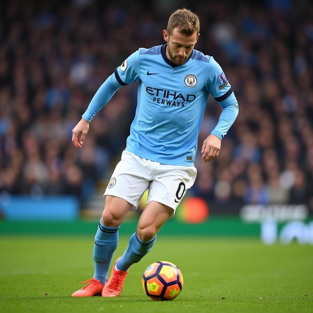 Haaland in Manchester City Jersey