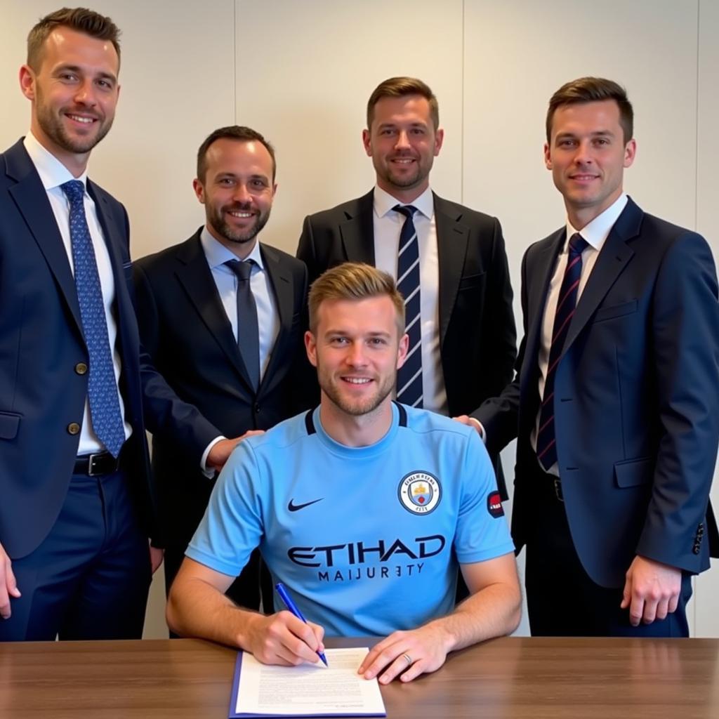 Haaland signing for Manchester City