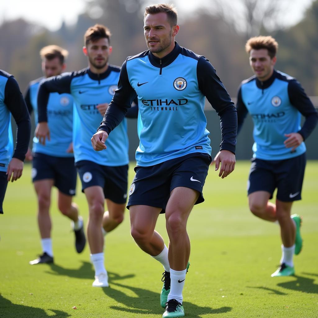 Erling Haaland Training with Manchester City