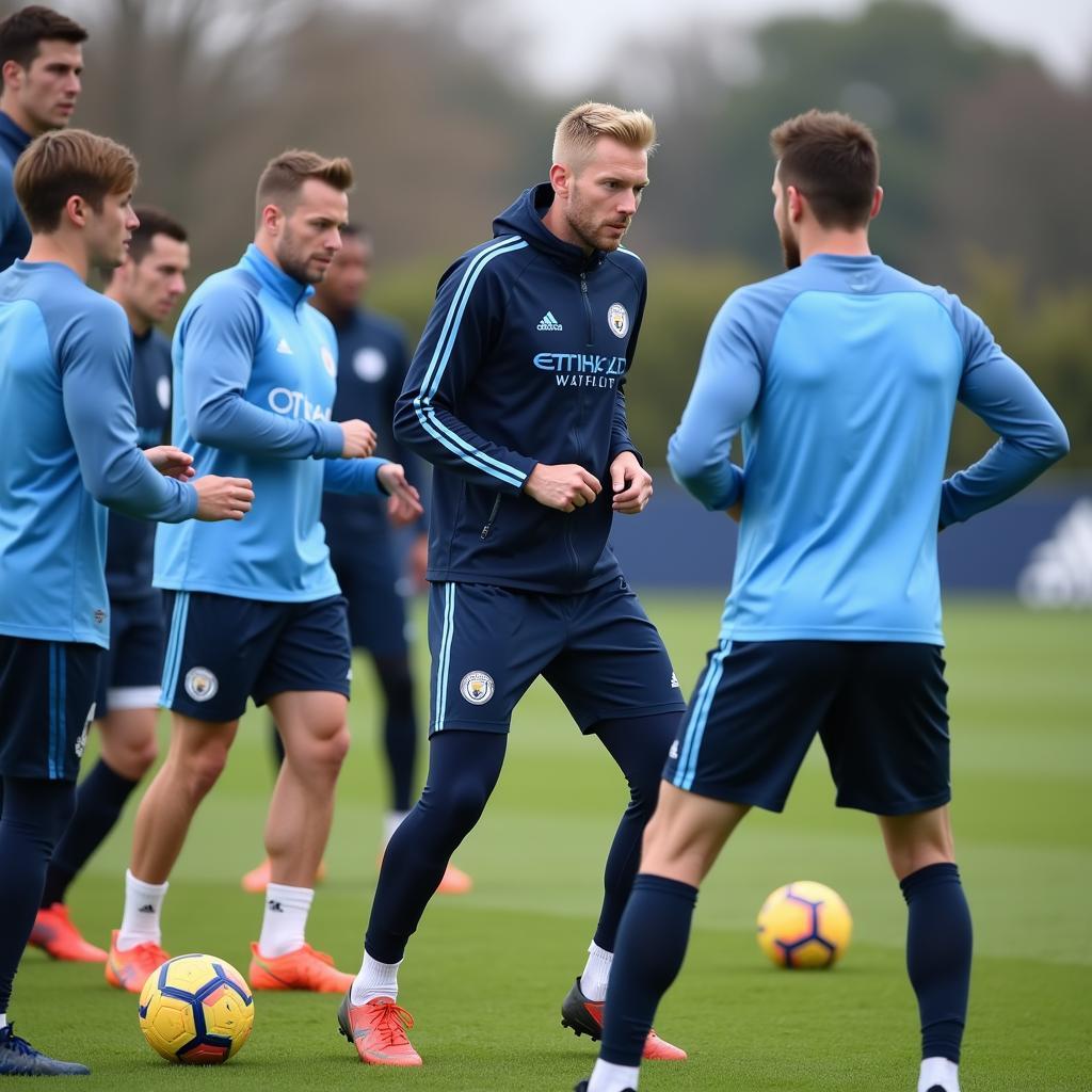 Erling Haaland Training with Manchester City