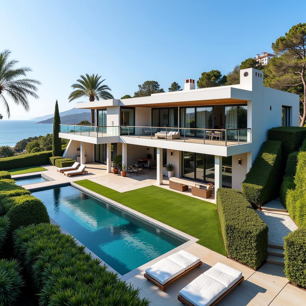 Erling Haaland's Marbella House Exterior